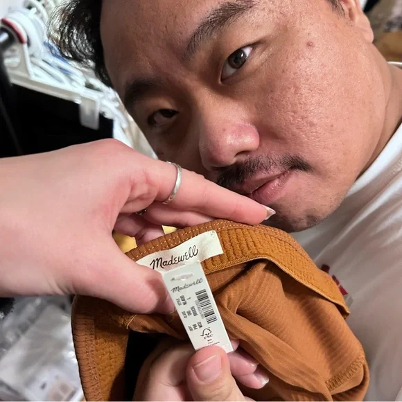 madewell brown tube top - Picture 2 of 3